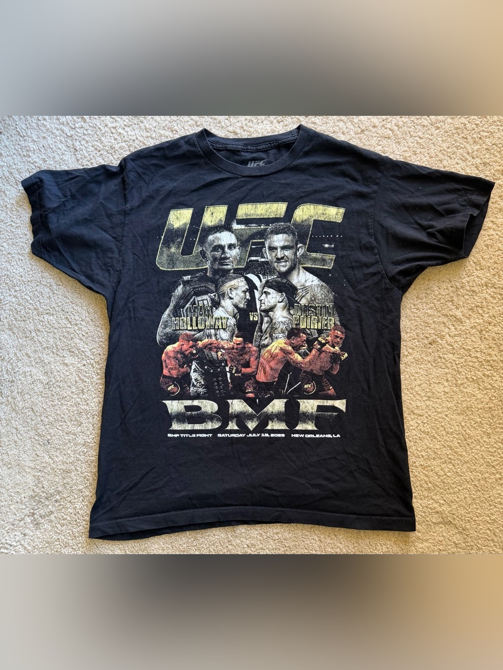Official UFC 318 Max vs Dustin Poirier BMF Event Tee (Large)